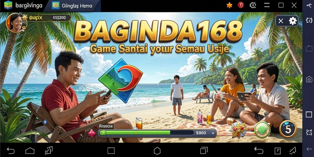 Tampilan gameplay utama BAGINDA168 yang menarik dan dinamis.