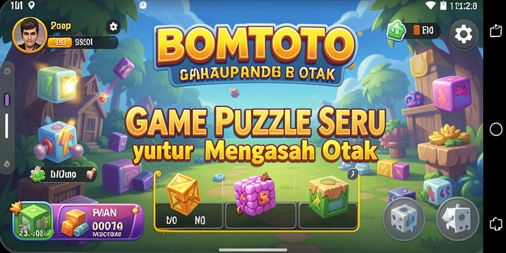 Tampilan gameplay seru BOMTOTO yang menantang.