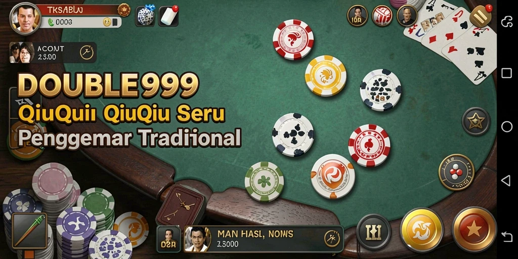 Tampilan gameplay QiuQiu yang mengasyikkan di DOUBLE999.
