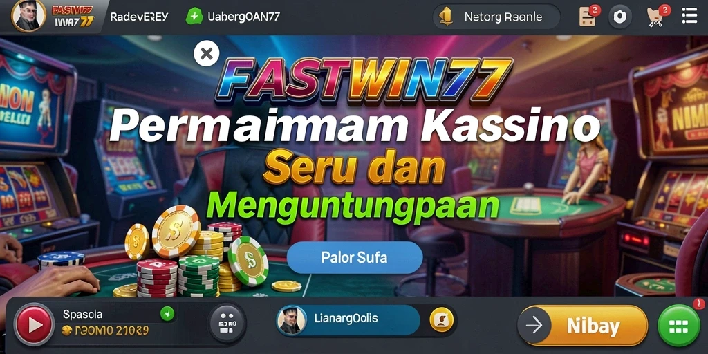 Tampilan gameplay Kasino yang menarik dan mengasyikkan dari FASTWIN77.