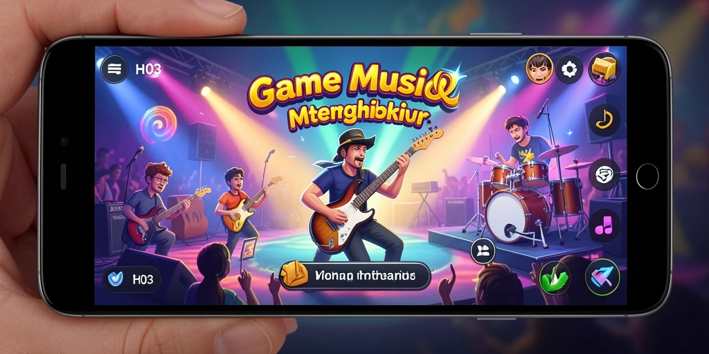 Tampilan gameplay H03 yang penuh warna dan interaktif.