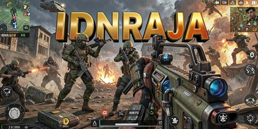 Tampilan menarik dari gameplay IDNRAJA yang mendebarkan.