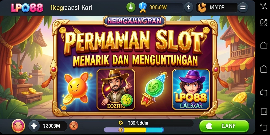 Tampilan gameplay LPO88 yang menegangkan dan penuh warna.