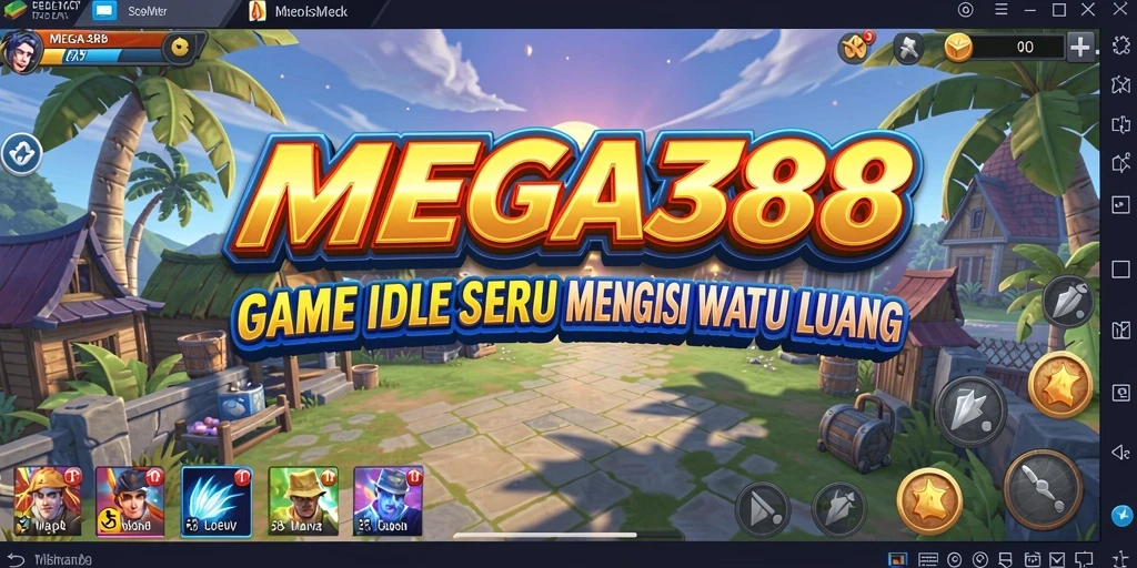 Tampilan gameplay MEGA388 yang seru dan menghibur