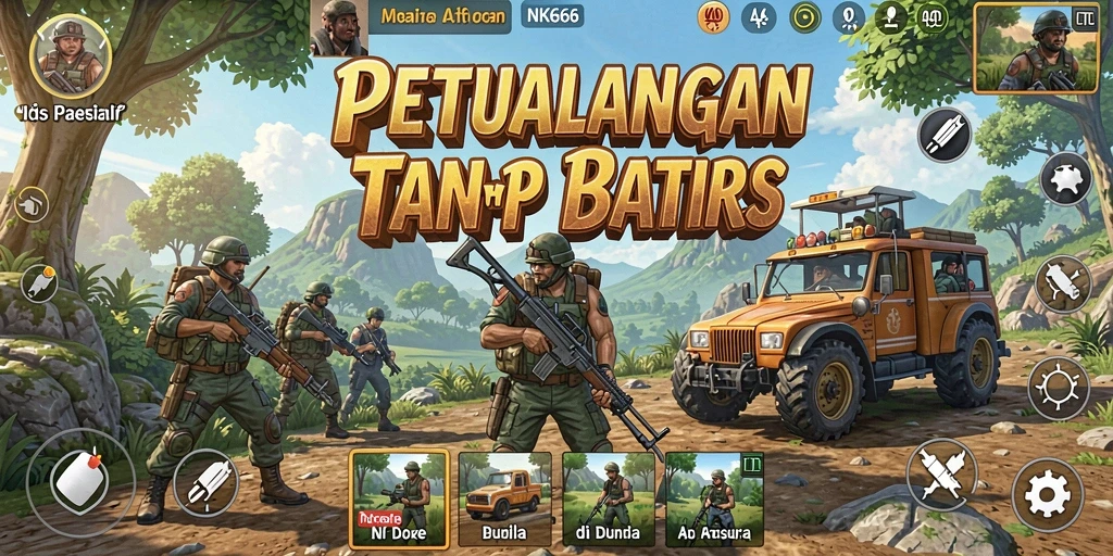 Tampilan gameplay NK666 yang menakjubkan dalam dunia Open World.