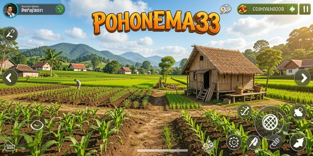 Tampilan gameplay menarik dari POHONEMAS33 yang memikat.