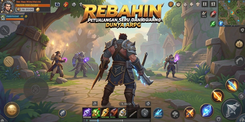 Gameplay seru di dunia fantasi REBAHIN.