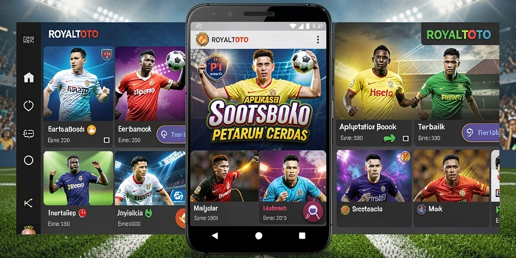 Tangkapan layar utama ROYALTOTO menampilkan antarmuka taruhan yang menarik.