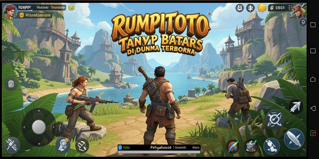 Tampilan menarik dari gameplay RUMPITOTO di dunia terbuka.