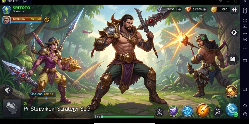 Tangkapan layar utama menampilkan aksi gameplay dalam SRITOTO.
