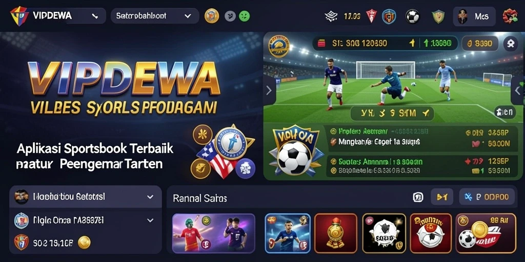 Tampilan gameplay utama dalam aplikasi Sportsbook VIPDEWA.
